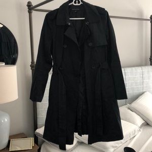 Black trench coat